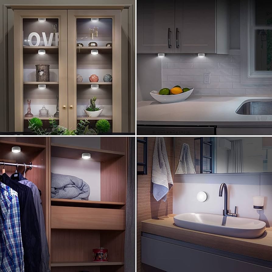 Wireless LED Motion Sensor Light – USB Rechargeable & Magnetic for Wardrobe, Stairs & Hallway
