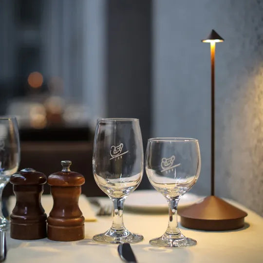 Wireless LED Table Lamp | Nordic Cordless Cone Design
