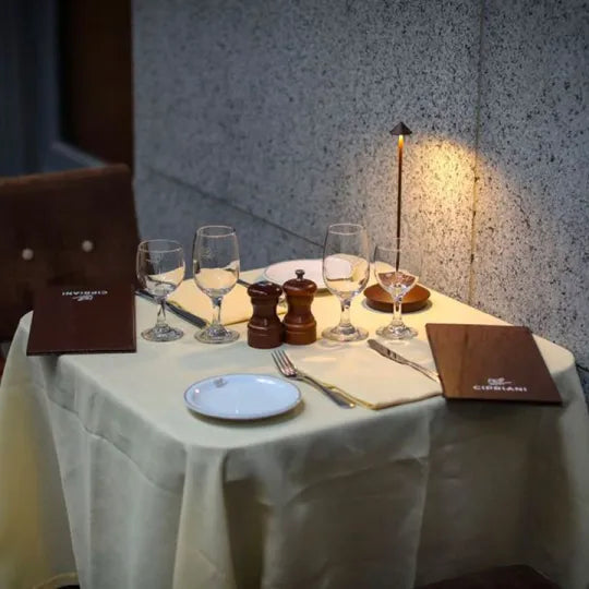 Wireless LED Table Lamp | Nordic Cordless Cone Design
