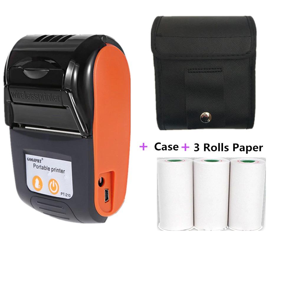 Wireless Thermal Printer | Top Load Roll, Carry Case