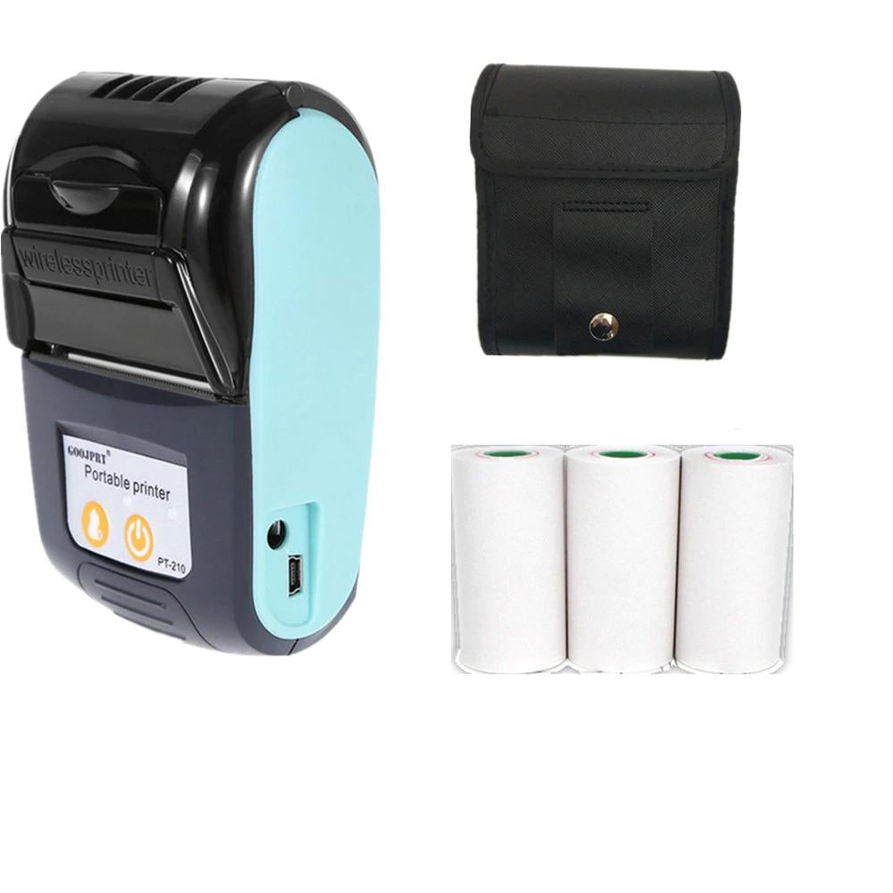 Wireless Thermal Printer | Top Load Roll, Carry Case