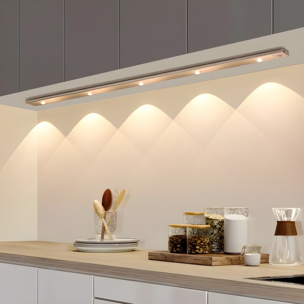 Wireless LED Cabinet Light With Motion Sensor Magnetic Mounted 0