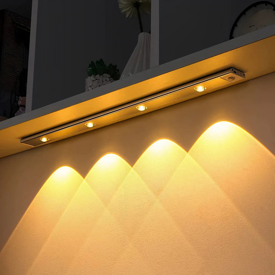Wireless LED Cabinet Light With Motion Sensor Magnetic Mounted 3