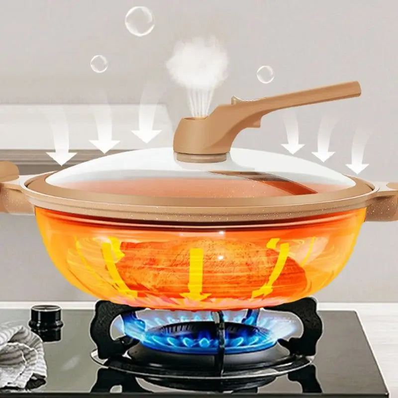 Wok Cooking Pro | 2-in-1 Nonstick Steamer Wok
