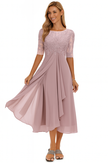 Women’s A Line Midi Dress – Comfortable Plus Size Summer Style