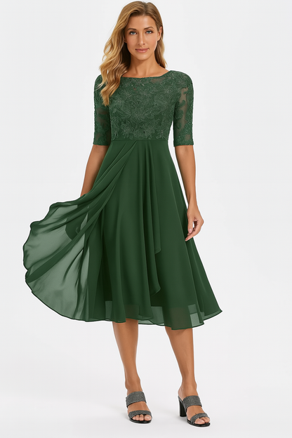 Women’s A Line Midi Dress – Comfortable Plus Size Summer Style