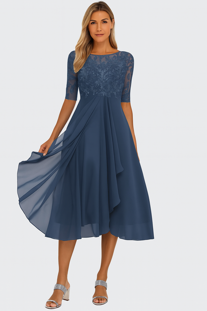 Women’s A Line Midi Dress – Comfortable Plus Size Summer Style