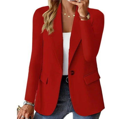 Women's Relaxed Fit Blazer – Softly Structured Jacket