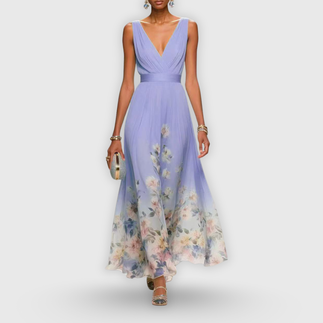 Women's Maxi Dress – Flattering Fit, Lightweight Polyester