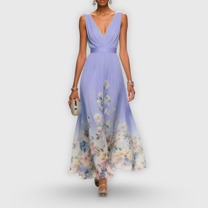 Women's Maxi Dress – Flattering Fit, Lightweight Polyester