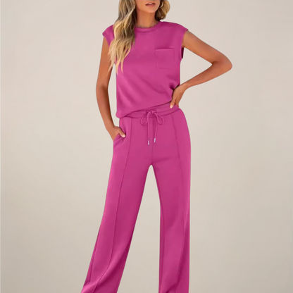Women’s Co Ord Set – Relaxed Fit Two Piece Sets for Casual Wear