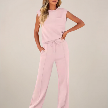 Women’s Co Ord Set – Relaxed Fit Two Piece Sets for Casual Wear