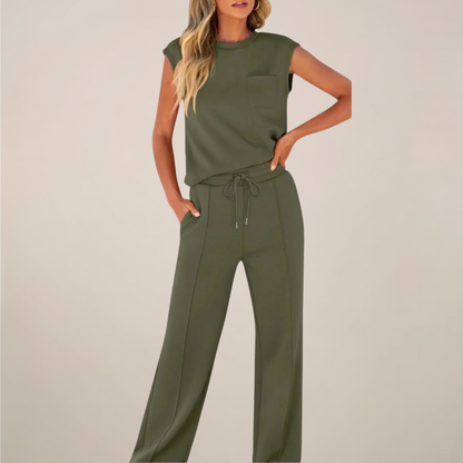 Women’s Co Ord Set – Relaxed Fit Two Piece Sets for Casual Wear