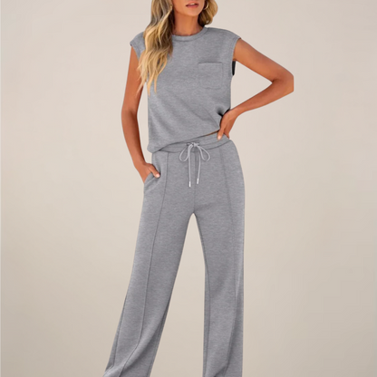 Women’s Co Ord Set – Relaxed Fit Two Piece Sets for Casual Wear