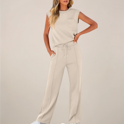 Women’s Co Ord Set – Relaxed Fit Two Piece Sets for Casual Wear