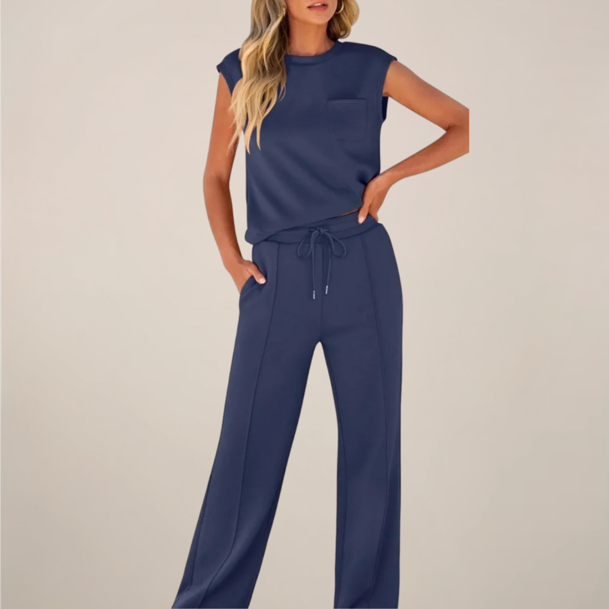 Women’s Co Ord Set – Relaxed Fit Two Piece Sets for Casual Wear