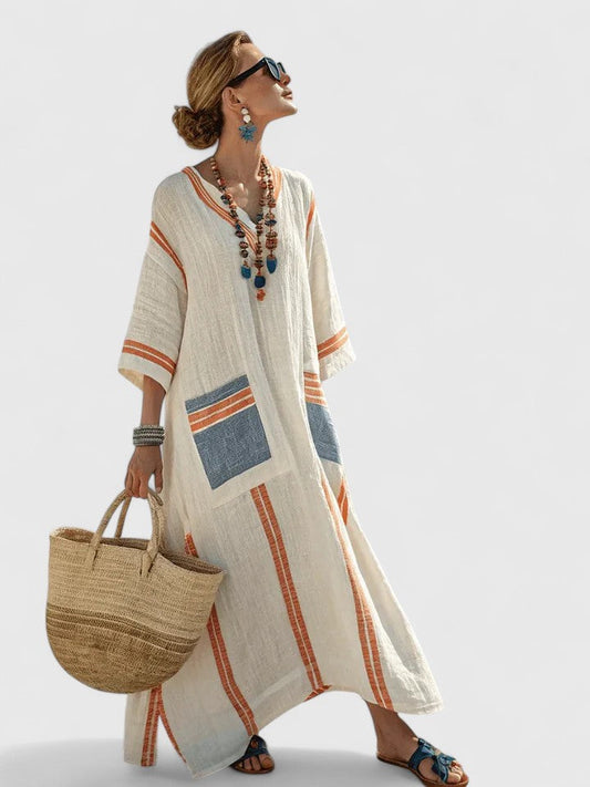 Women's Maxi Dress – 100% Polyester, Classic Silhouette