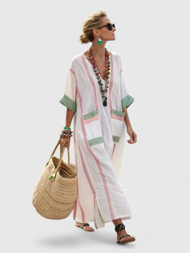 Women's Maxi Dress – 100% Polyester, Classic Silhouette