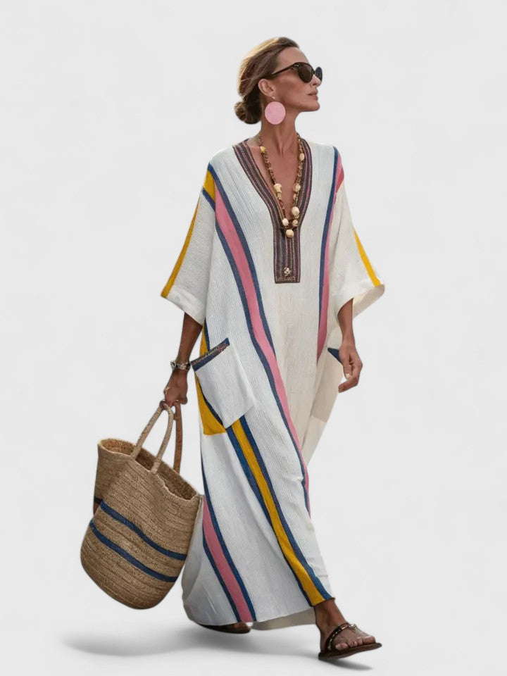 Women's Maxi Dress – 100% Polyester, Classic Silhouette