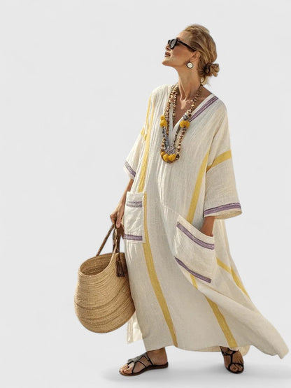 Women's Maxi Dress – 100% Polyester, Classic Silhouette