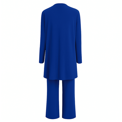 Women's Plus Size 3-Piece Set – Lightweight Fabric, Sizes S–5XL