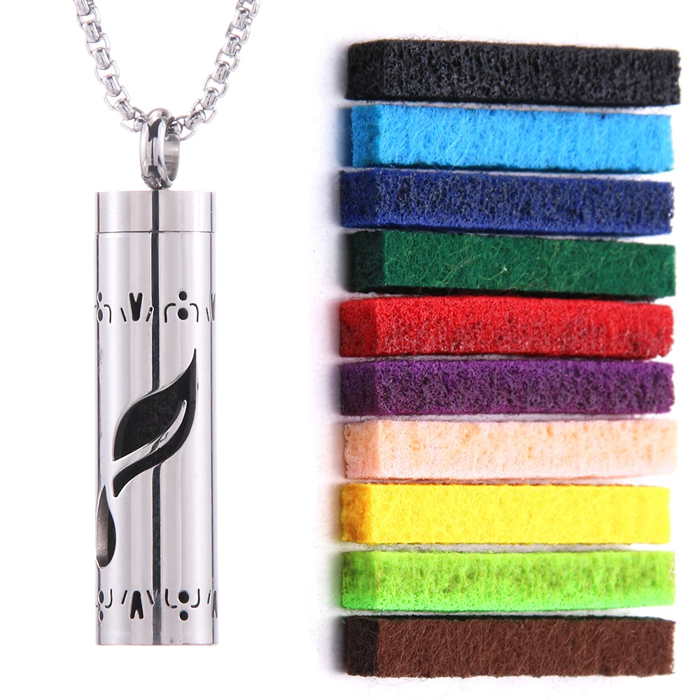 Women's Aroma Diffuser Necklace | Interchangeable Scent Pads & Comfort Fit