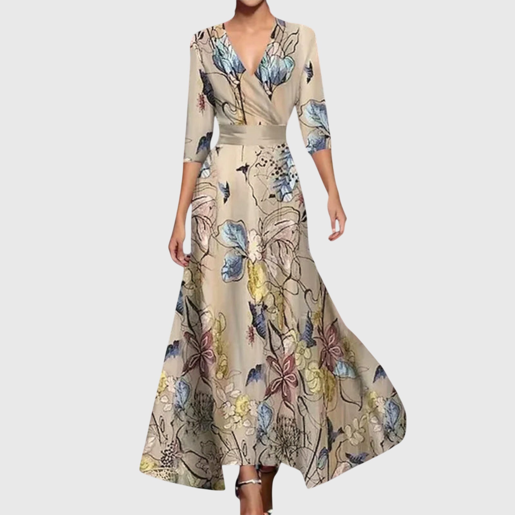Women's Dress – 100% Polyester, Tailored Fit, Sizes S–2XL
