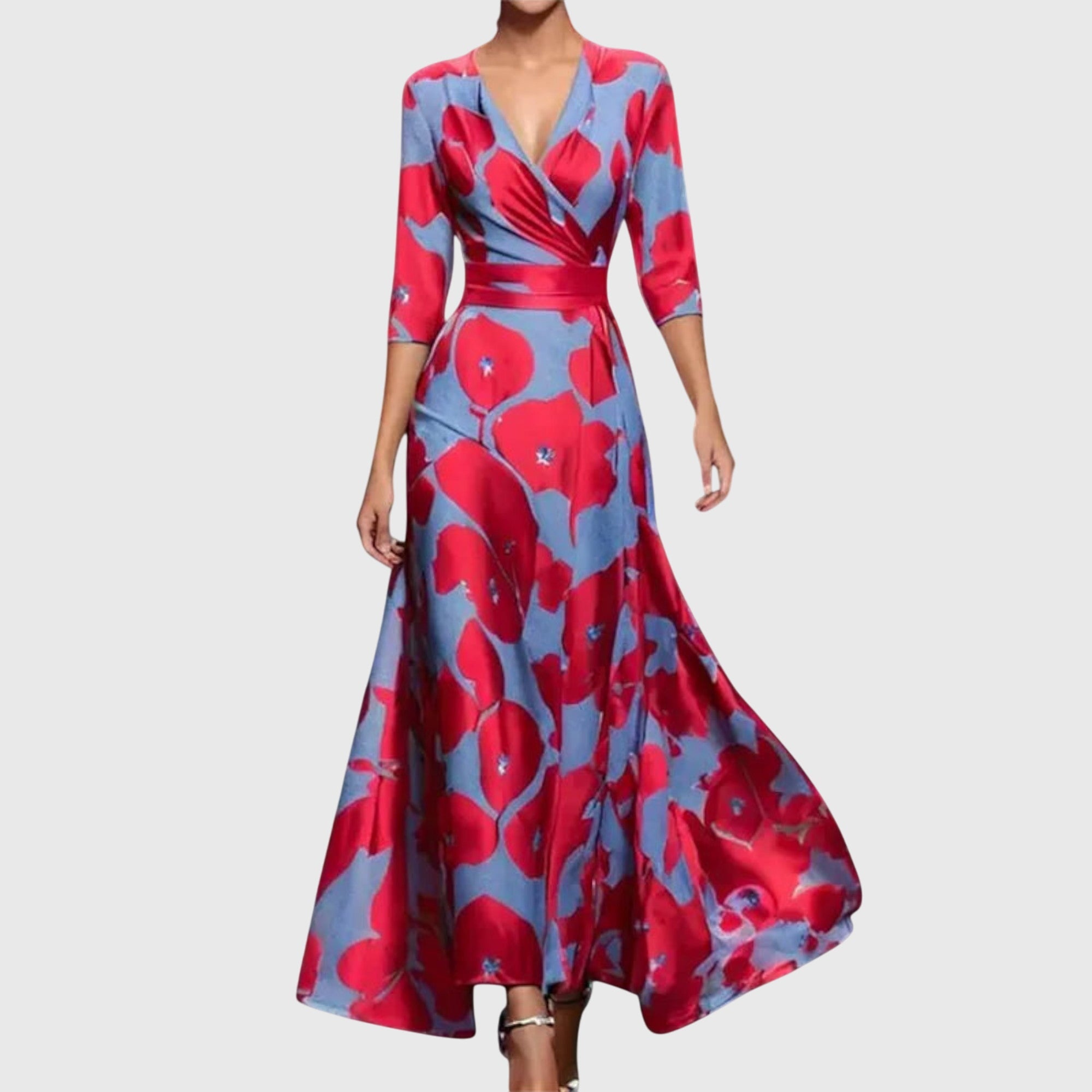 Women's Dress – 100% Polyester, Tailored Fit, Sizes S–2XL