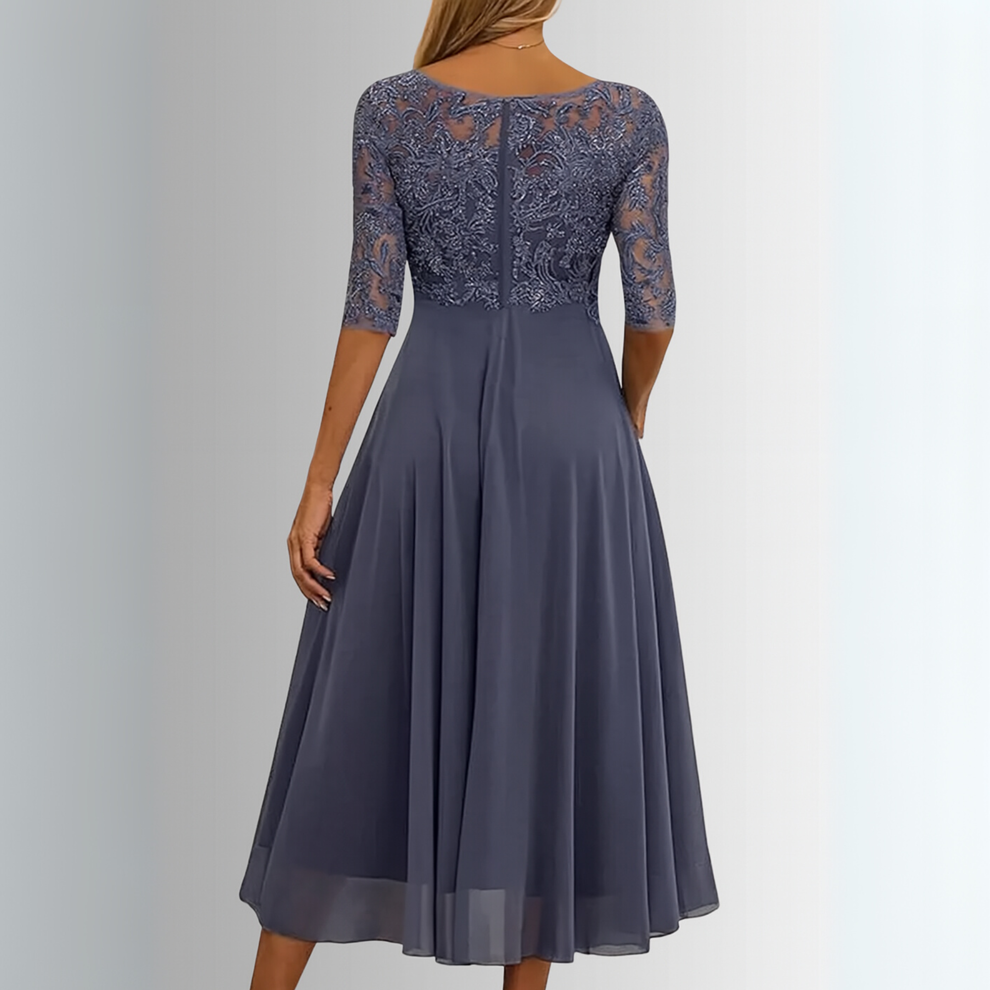 Women's Lace Dress – Elegant Design, Sizes S–2XL, Formal Occasion