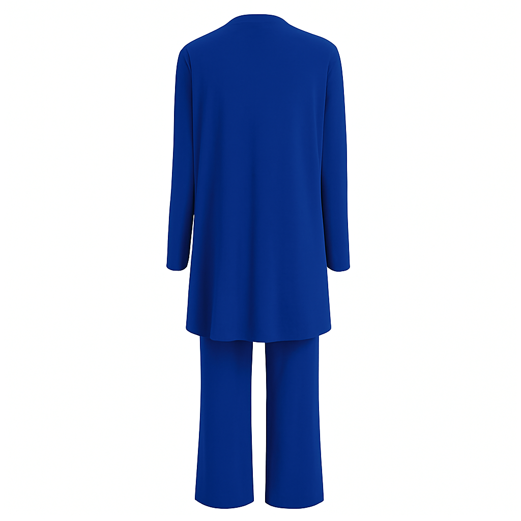 Women's Plus Size 3-Piece Set – Lightweight Fabric, Sizes S–5XL