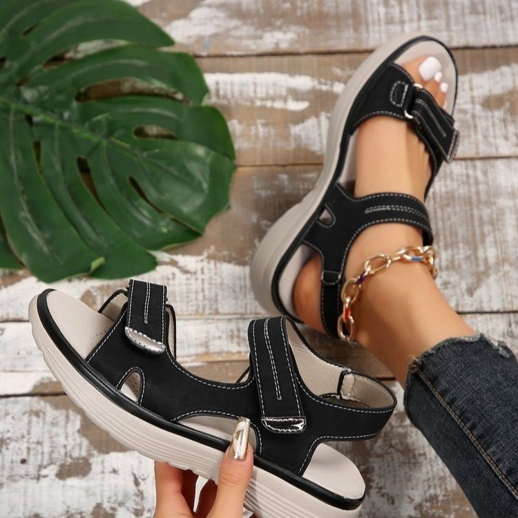 Women's Sandals with Adjustable Straps - Orthopedic Support for Comfort