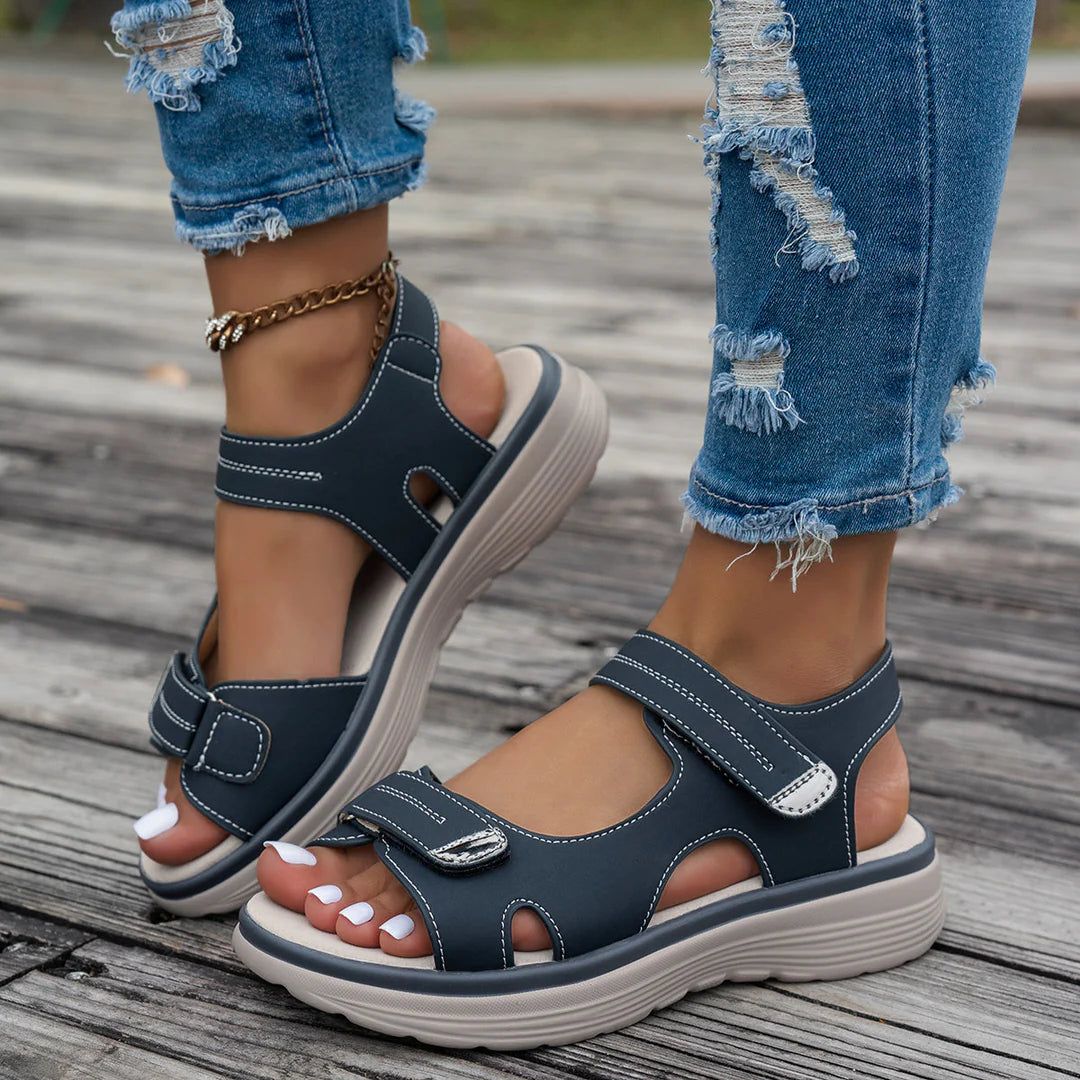 Women's Sandals with Adjustable Straps - Orthopedic Support for Comfort