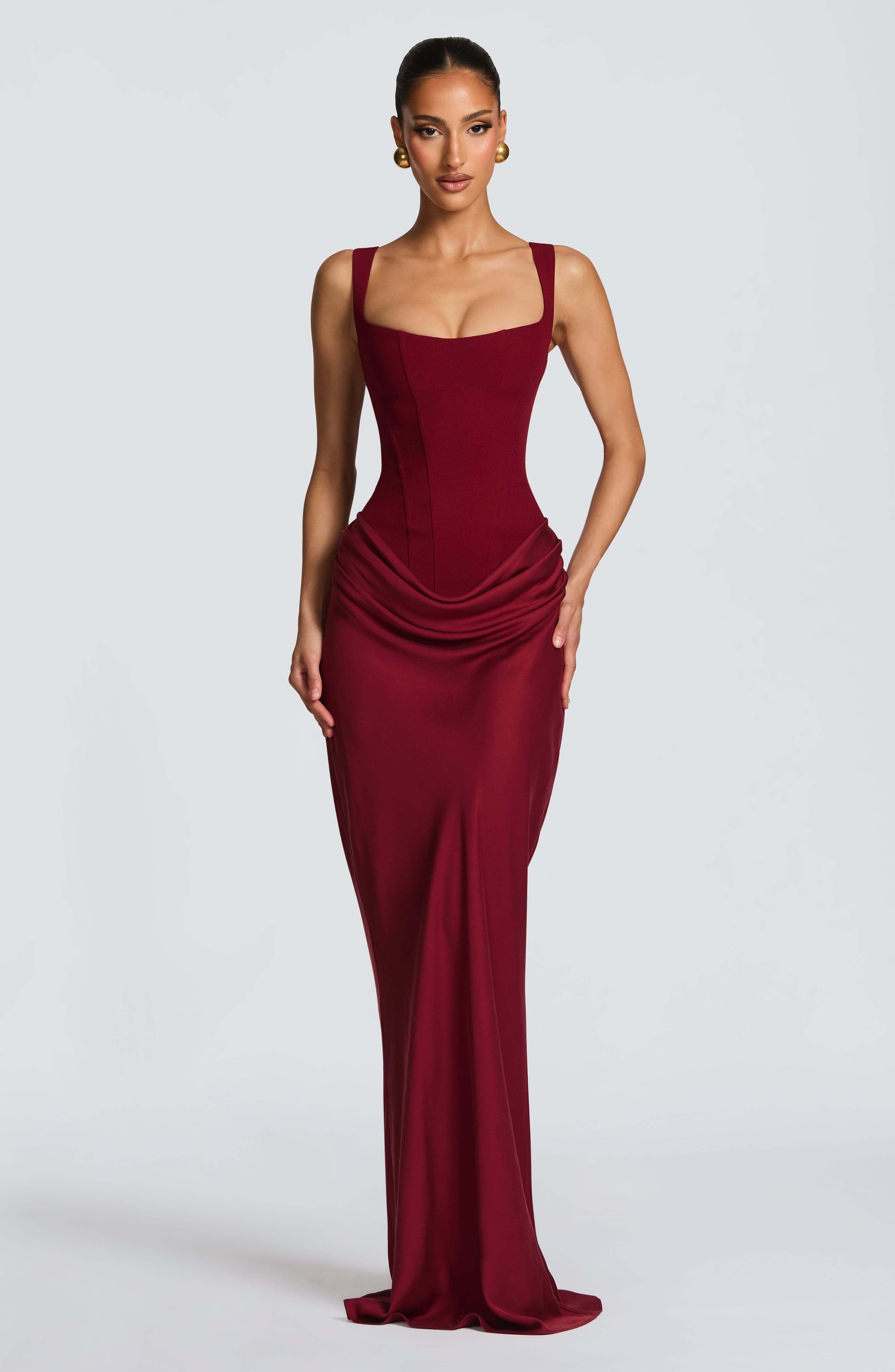 Women’s Sleeveless Bodycon Maxi Dress – Summer Wedding or Formal Attire