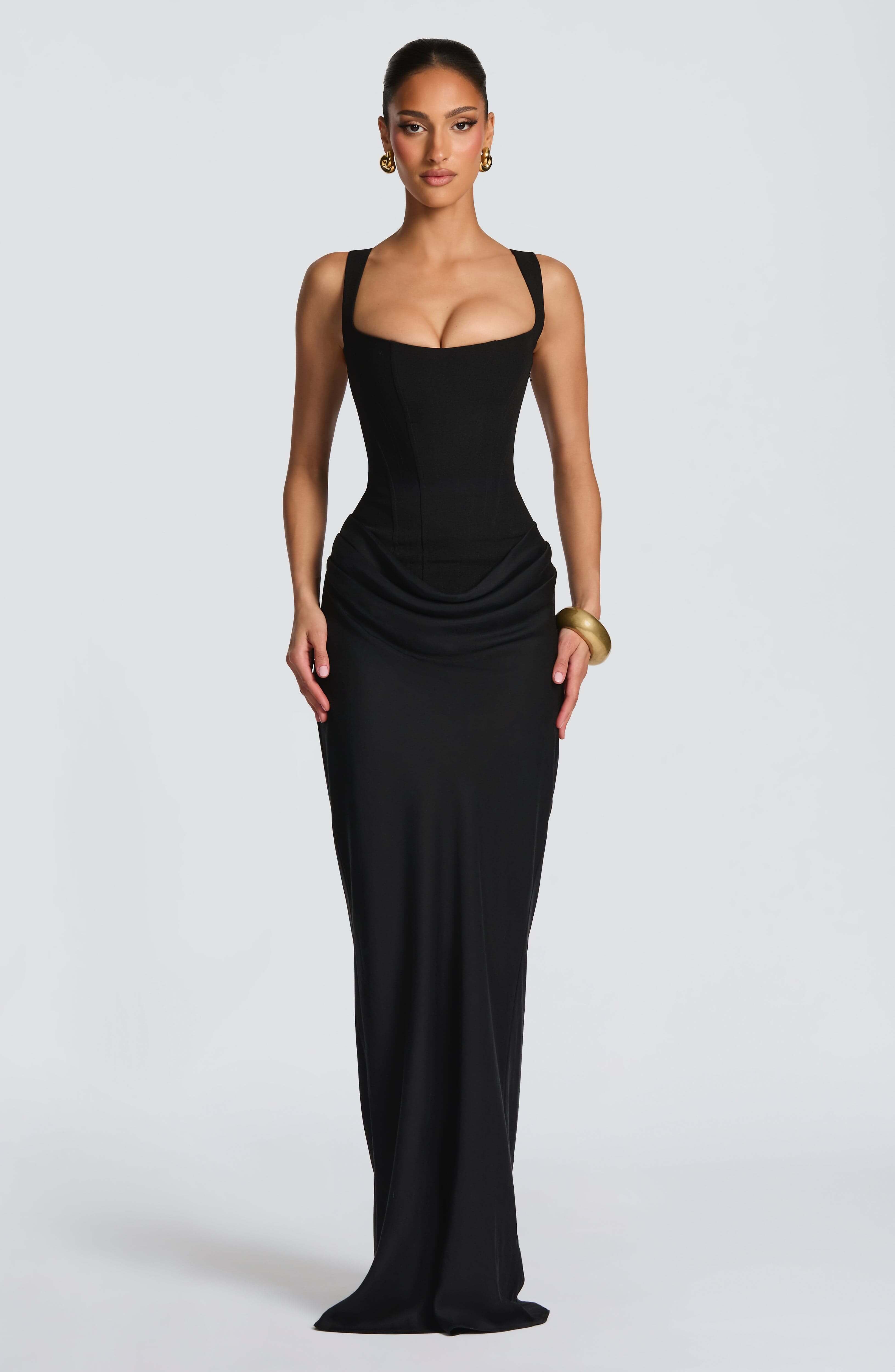 Women’s Sleeveless Bodycon Maxi Dress – Summer Wedding or Formal Attire