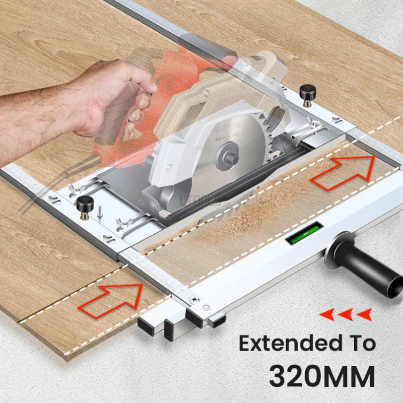 Wood Cutting Guide | Adjustable Circular Saw Rail Design