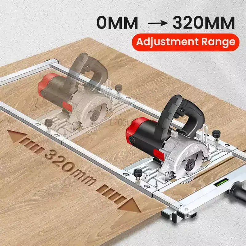 Wood Cutting Guide | Adjustable Circular Saw Rail Design