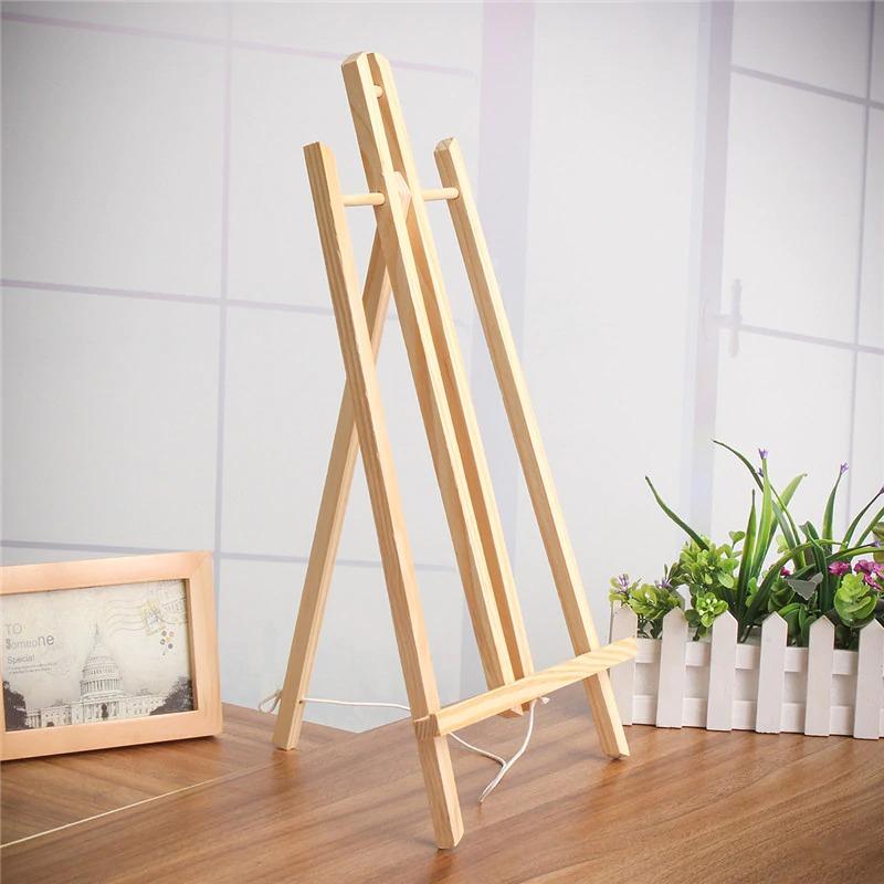 Wood Table Top Painting Easel | Foldable Adjustable Angle Stand | Supports A4 and A3 Art Boards for Painting and Drawing