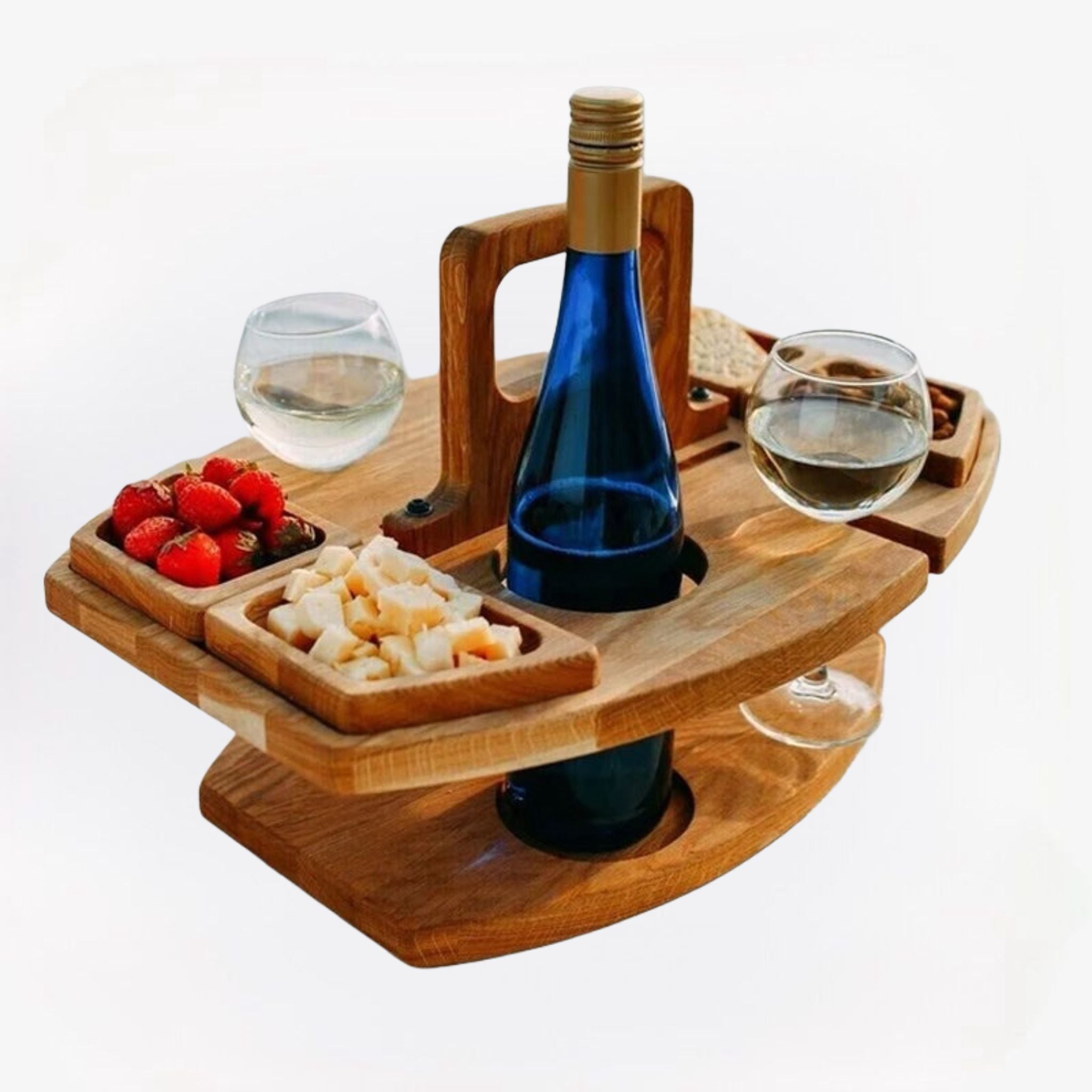 Wooden Picnic Table – Sustainable and Compact Design for Outdoor Use, the Garden, or the Balcony 1