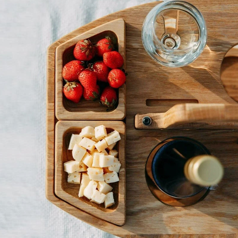Wooden Picnic Table – Sustainable and Compact Design for Outdoor Use, the Garden, or the Balcony 2