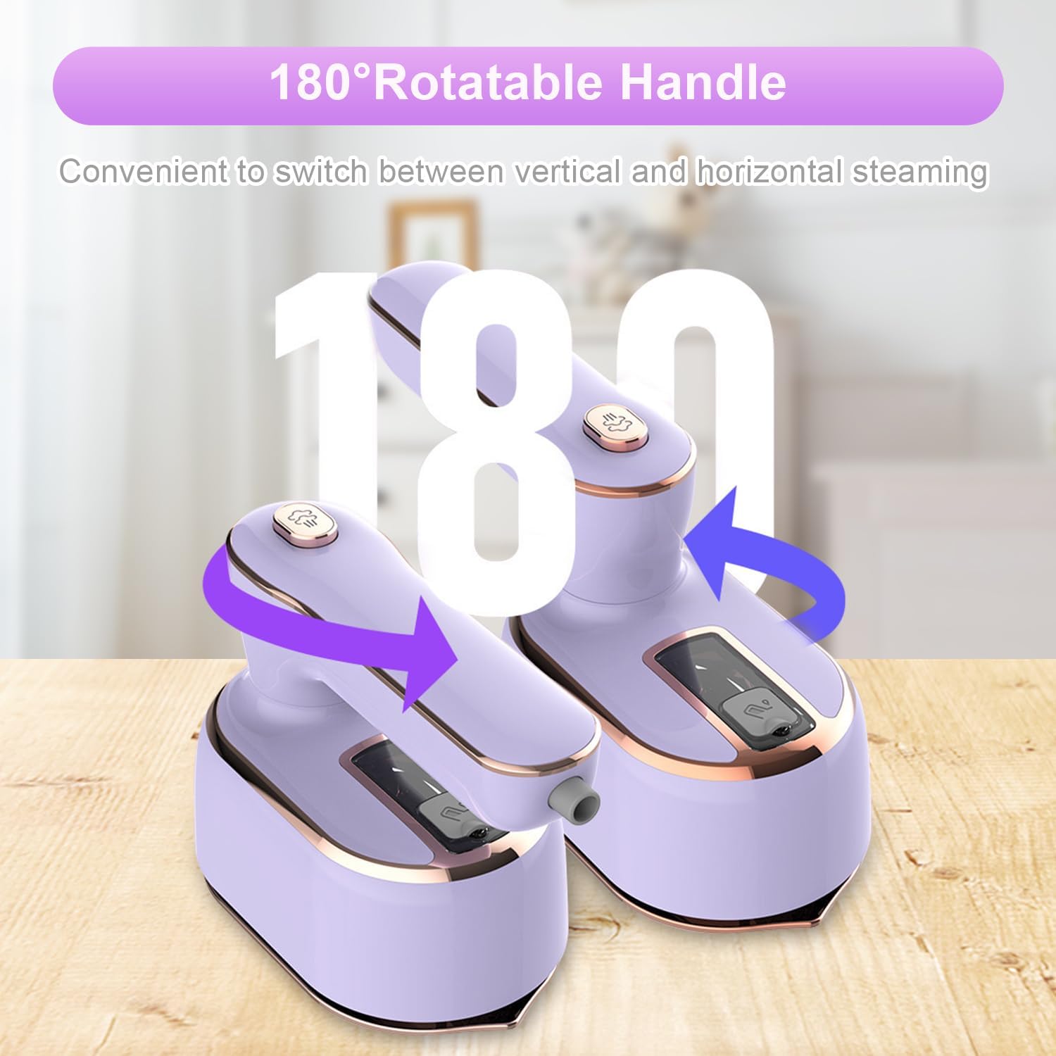 WrinkleAway™ | Compact Steam Iron for Travel | Portable Wrinkle Remover for Clothes & Garments 7