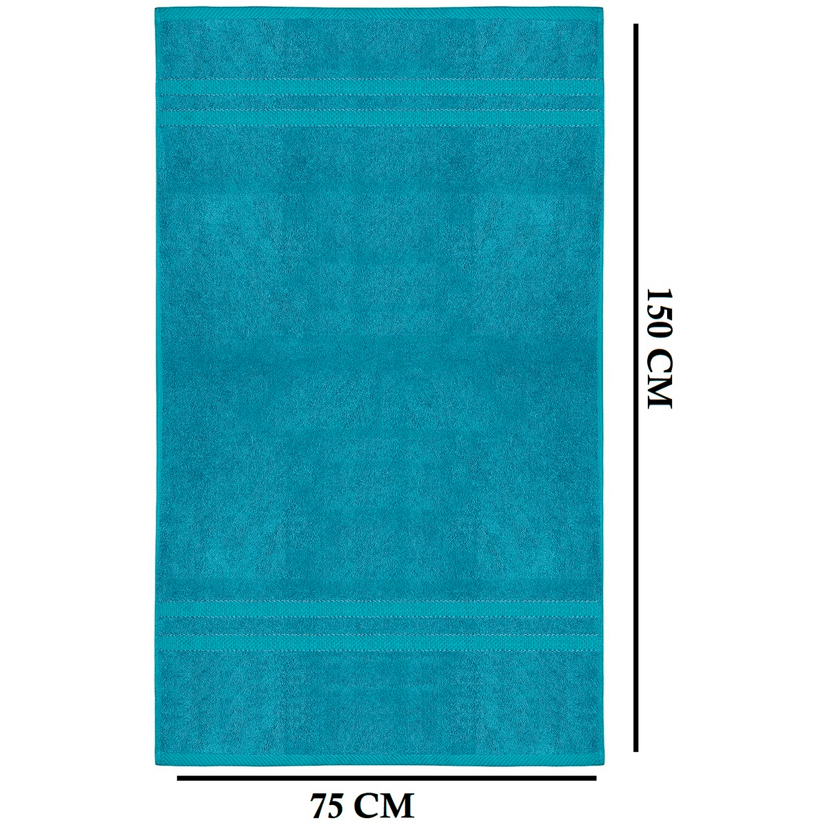 Jumbo Bath Towel Set, 4-Piece | Solid Colour, 12 Shade Options | Quick-Dry, Machine Washable, Coordinated Bathroom Set 35