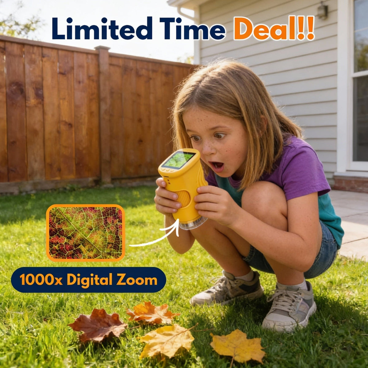 4K Precision Digital Microscope | Ultra HD Imaging Clarity | Lightweight Portable Design with Intuitive Controls for Easy Use 2