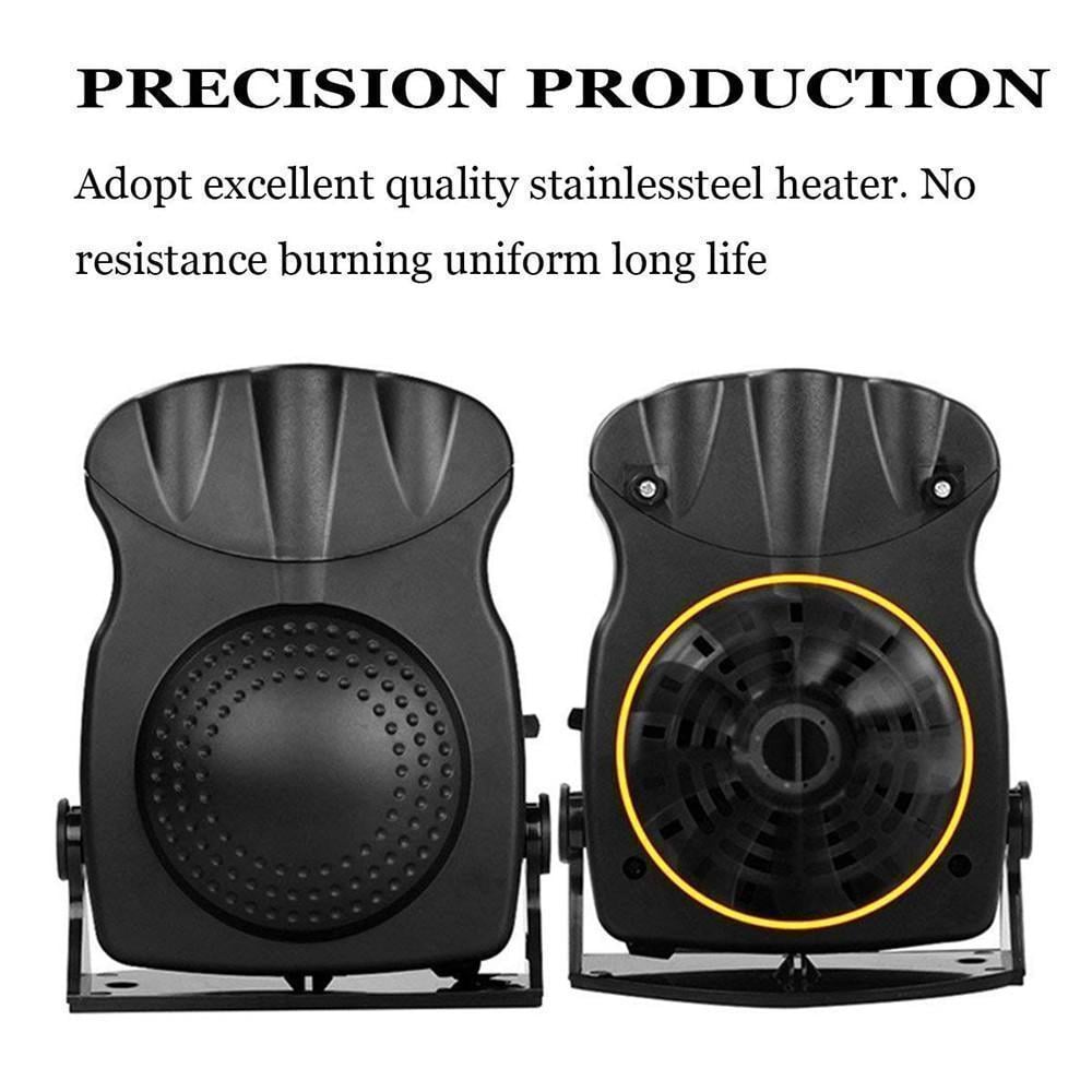 Portable Car Heater 150 W | 12 V Cigarette Lighter Plug-In Defroster and Defogger | Heat or Cool with 180 Degree Rotary Mount 8