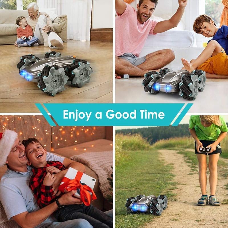 360° Rotation Drift Stunt Car Toy | Mecanum Wheels & 45° Drift | 2.4GHz Remote, Four-Wheel Drive, USB Rechargeable 3