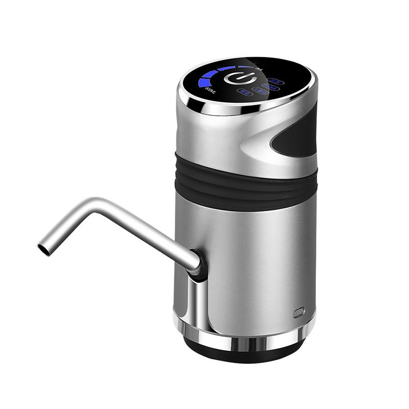 Electric Water Pump 5W USB Rechargeable | 600 ml Auto Dispense Child Lock | Stainless Steel Pipe for Water Bottles 1