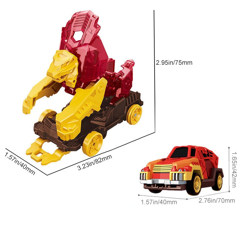 Flip Stunt Car Toy ABS | Self-Triggering Jump, Flip & Shape-Change Action | No Battery, Reusable, Impact-Resistant 6