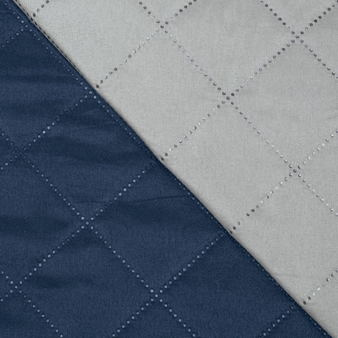 Reversible Sofa Cover Microfiber 198 cm Wide | Quilted, 2-Colour Design | Protects Against Spills, Stains and Wear 8