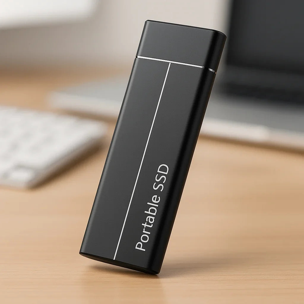 Portable SSD External Drive | USB 3.2, Up to 550 MB/s Transfer Speed | Up to 30TB Capacity, Shock-Resistant Aluminium Casing 1