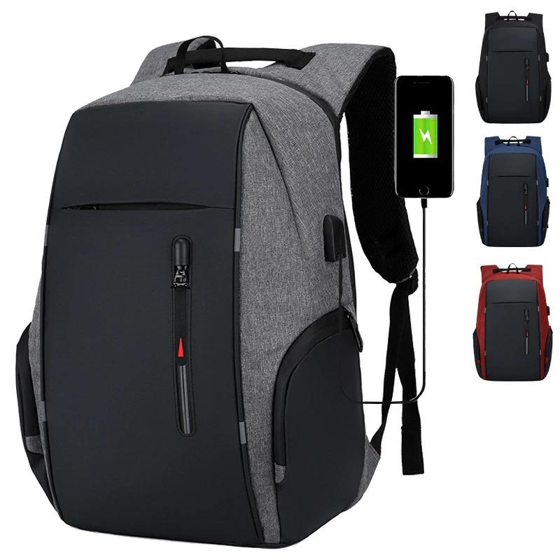 Waterproof Backpack with USB Charger | Fits 15.6 Inch Laptop | 30L Oxford Fabric for Travel, Hiking, Camping, Cycling 1