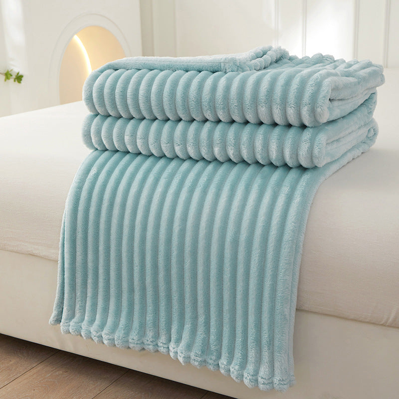 Textured Ridge Throw Blanket Polyester | Multiple Sizes & 8 Colours | Chunky Pile Adds Warmth, Machine Washable 10